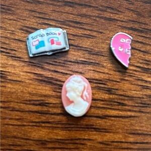 Cameo Scrapbook Best Friend Origami Owl Charms